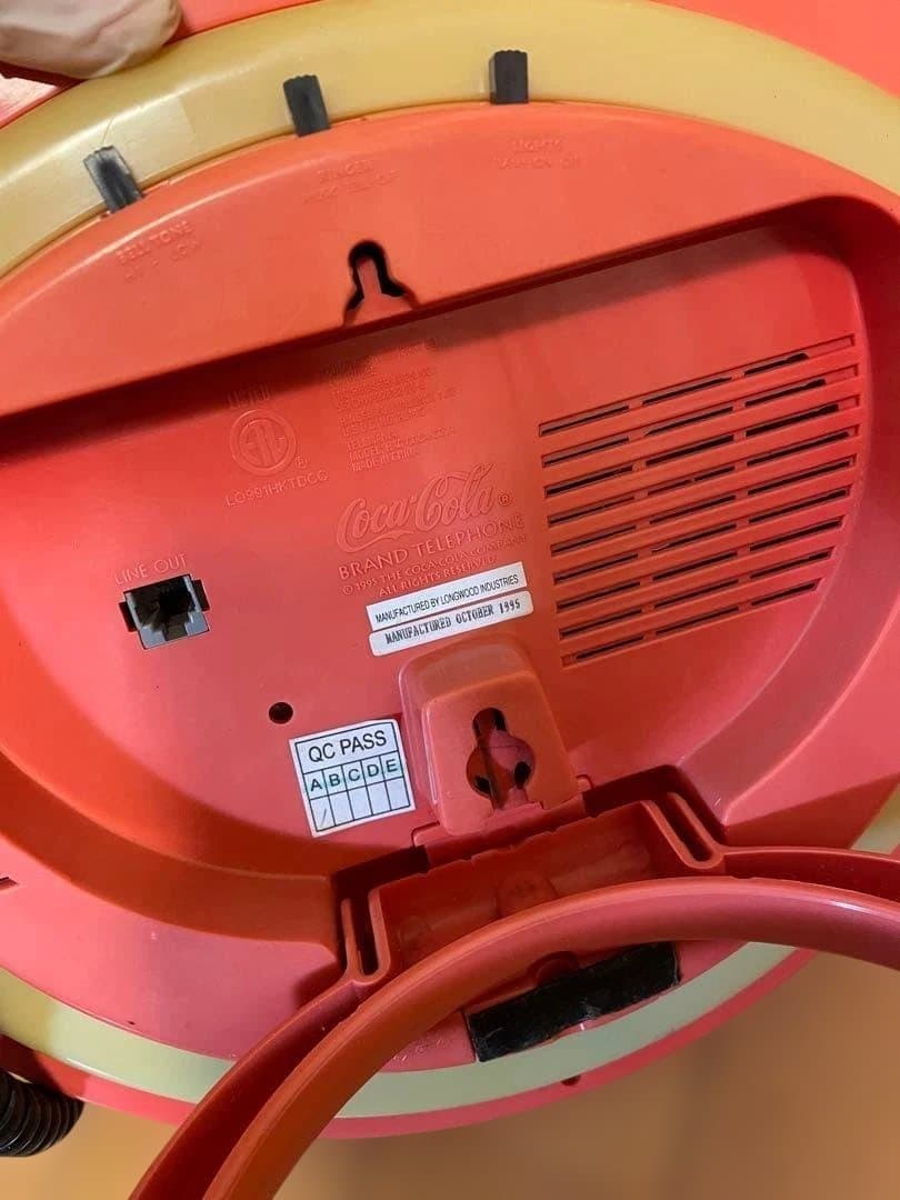 コカコーラ 1995年 電話機 Coke Phone 点灯OK DC12V付