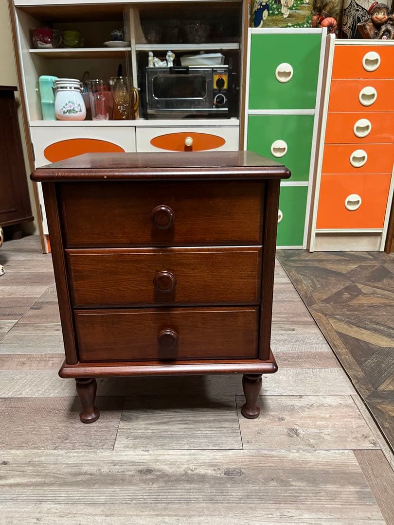 ミニチェスト 昭和レトロ 棚 インテリア アンティーク サイドテーブル