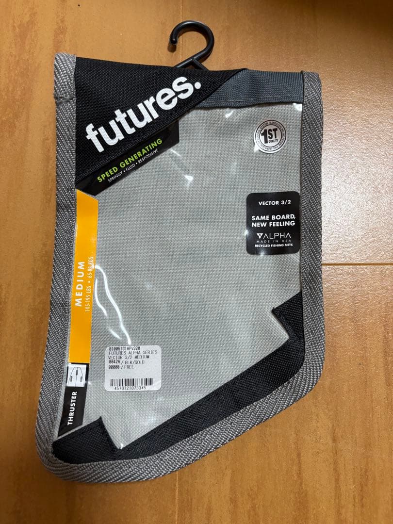 futuresフューチャーフィンALPHA VECTOR 3/2 (Mサイズ)