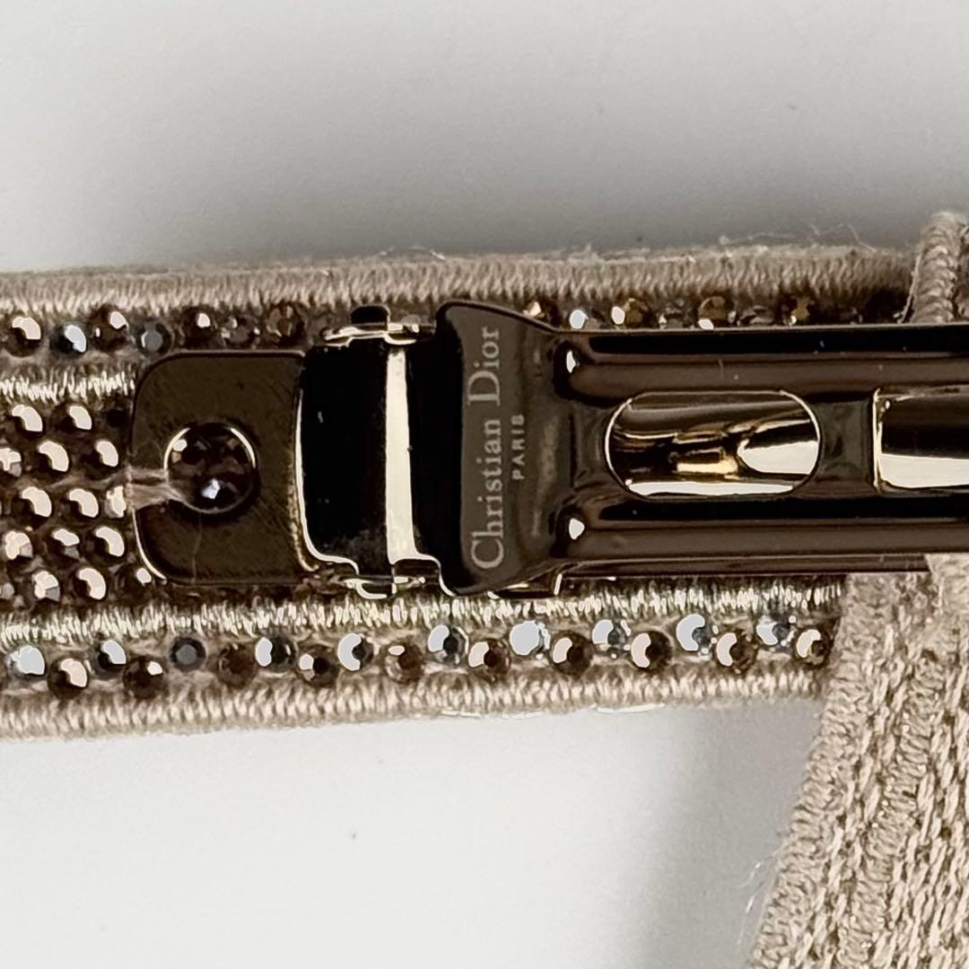 極美品✨Dior ディオール Dior Twist リボンバレッタ ゴールド