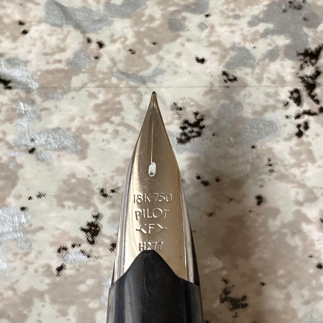 #028 オーバーホール済み 万年筆 PILOT 全格子 Elite 18k