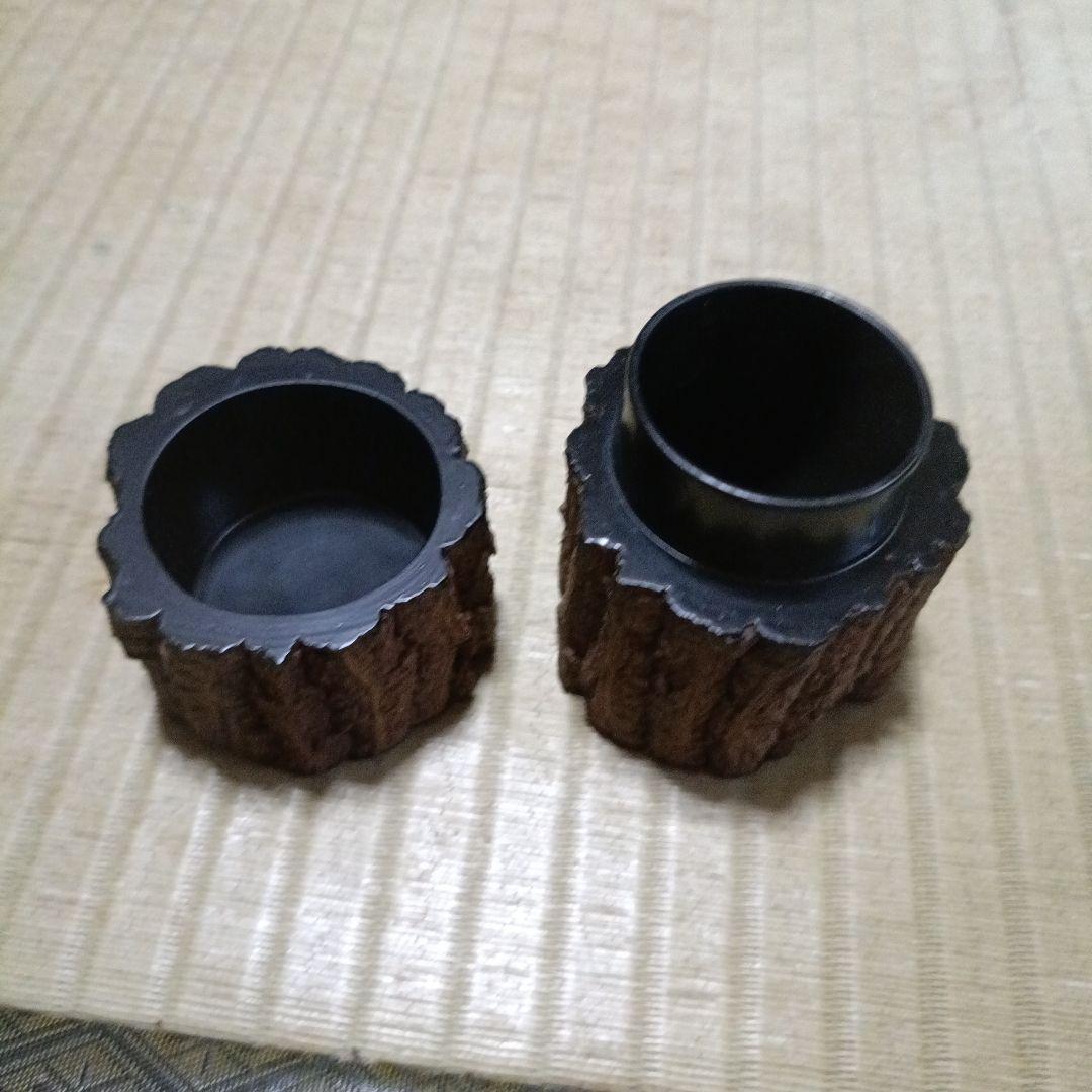 百年齢南天材　中次茶器　京都の佐々木省庵作品