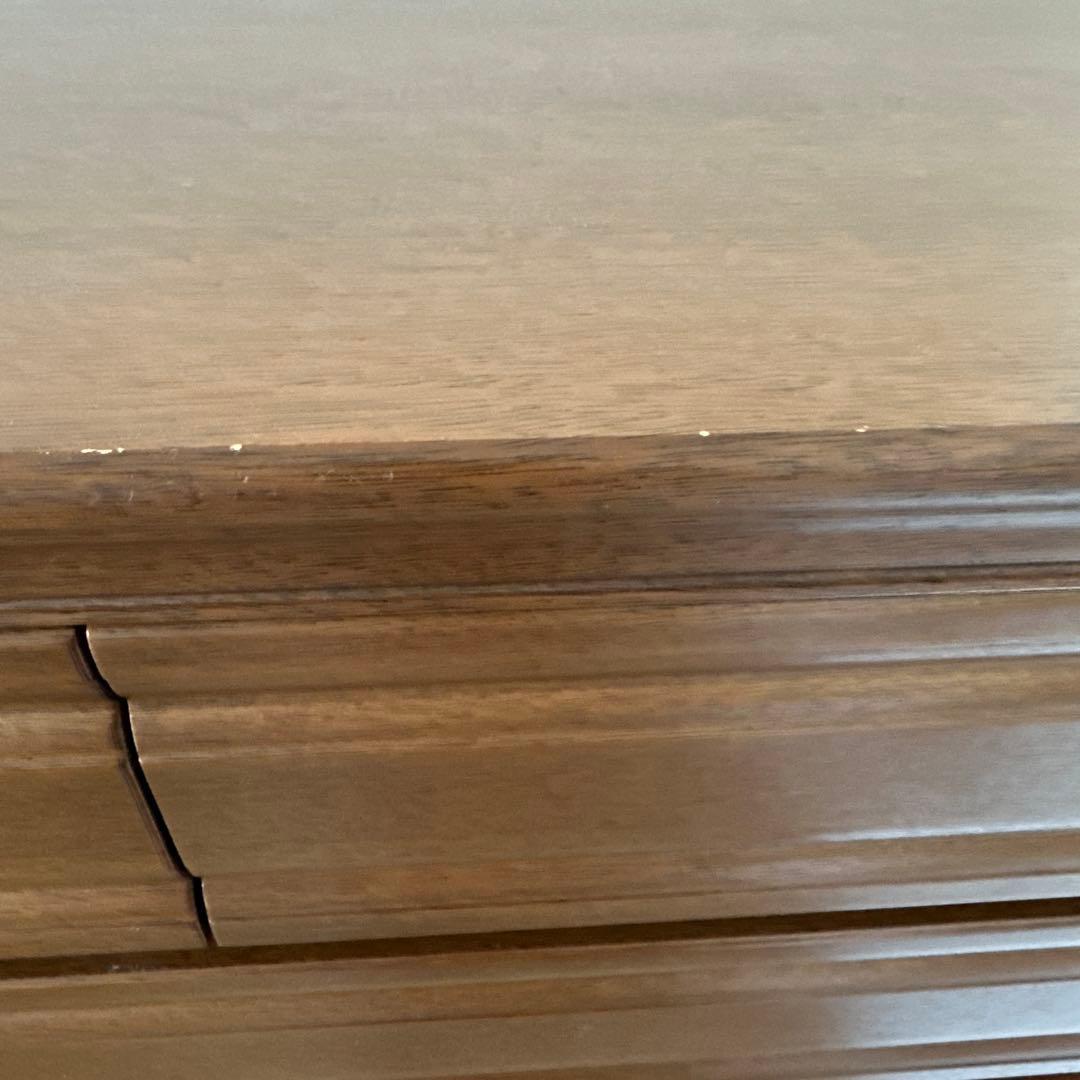 府中家具　木製ブラウンチェスト 7引き出し 幅105cm