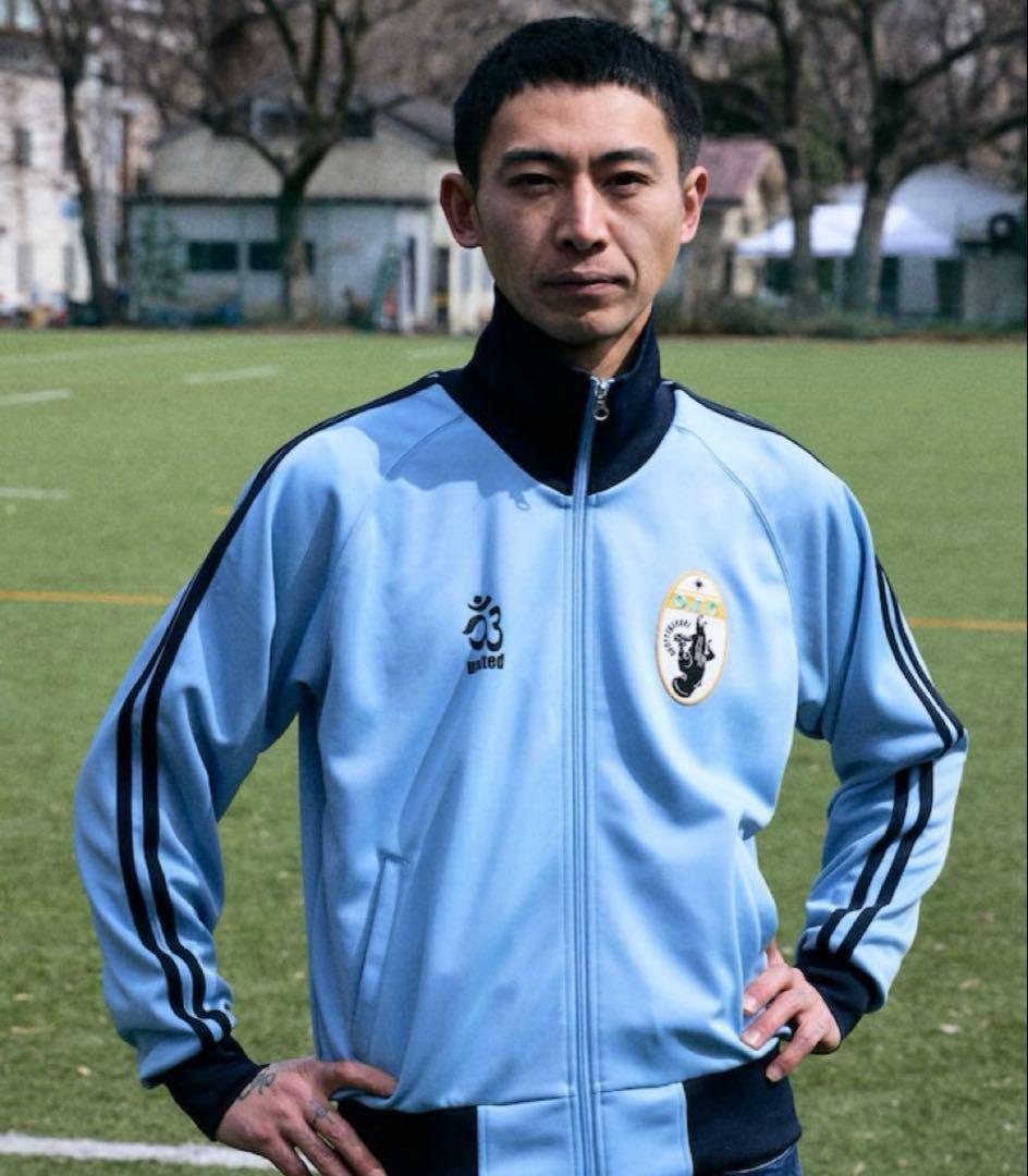 XL 踊ってばかりの国 トラックジャケット ブルー