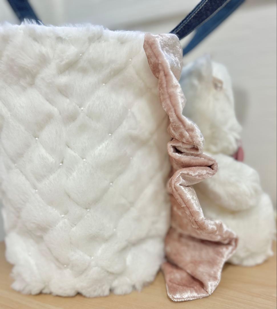 ル*ク様 コヤンイサムチョン 新作★ モコモコ リトルサンダートートバッグバッグ