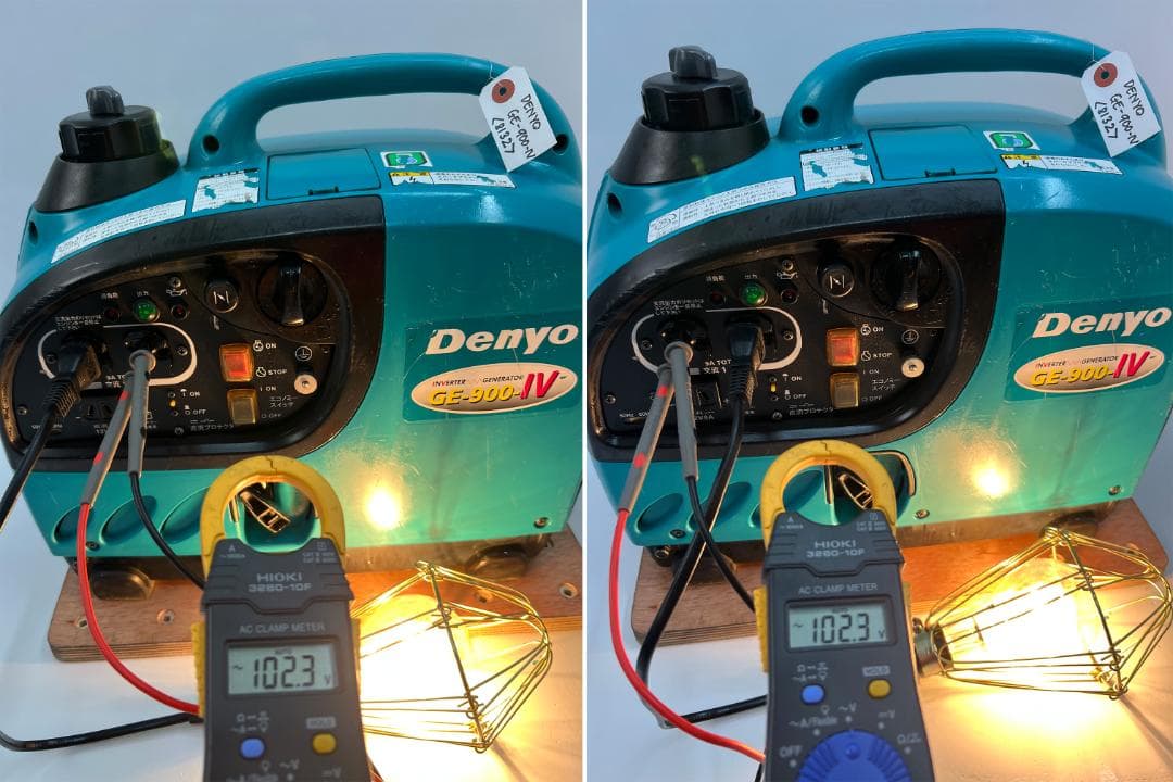 DENYO デンヨー インバーター発電機 GE-900SS-IV★動作良好♪32