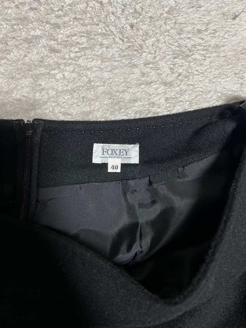 い*ん様 希少 FOXEY BOUTIQUE コート セットアップ カシミヤ90