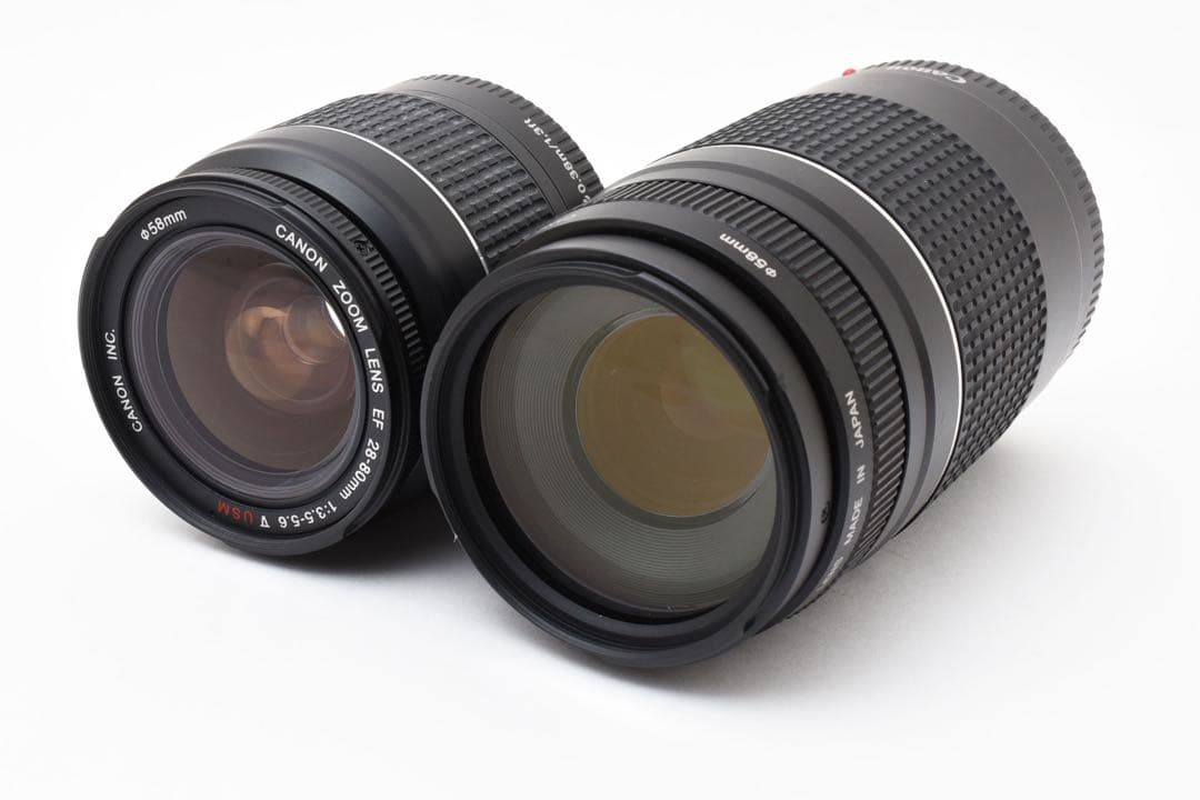 一眼レフカメラ/Canon EOS 80D標準&望遠ダブルレンズセット