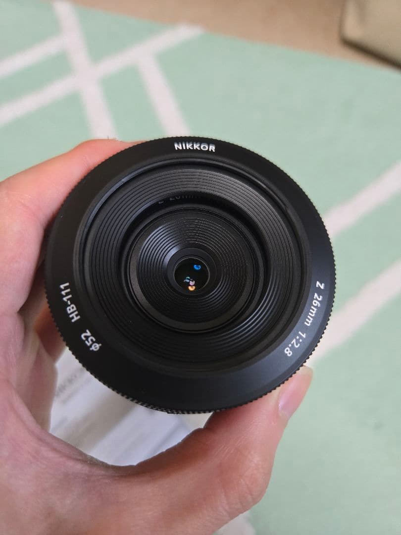 NIKKOR Z 26mm f/2.8 単焦点レンズ フード、元箱、説明書付き