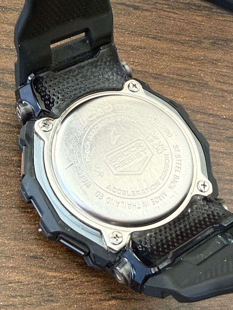 G-SHOCK デジタル腕時計 ブラック GBD-200-1JF