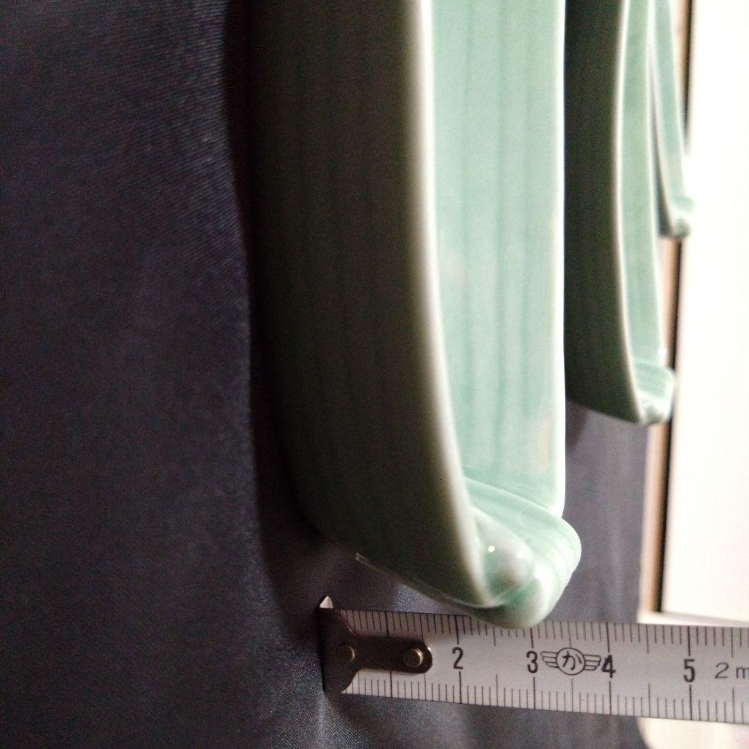 新品 有田焼 深川製磁 百年庵 笹型 銘々皿5個　お祝い