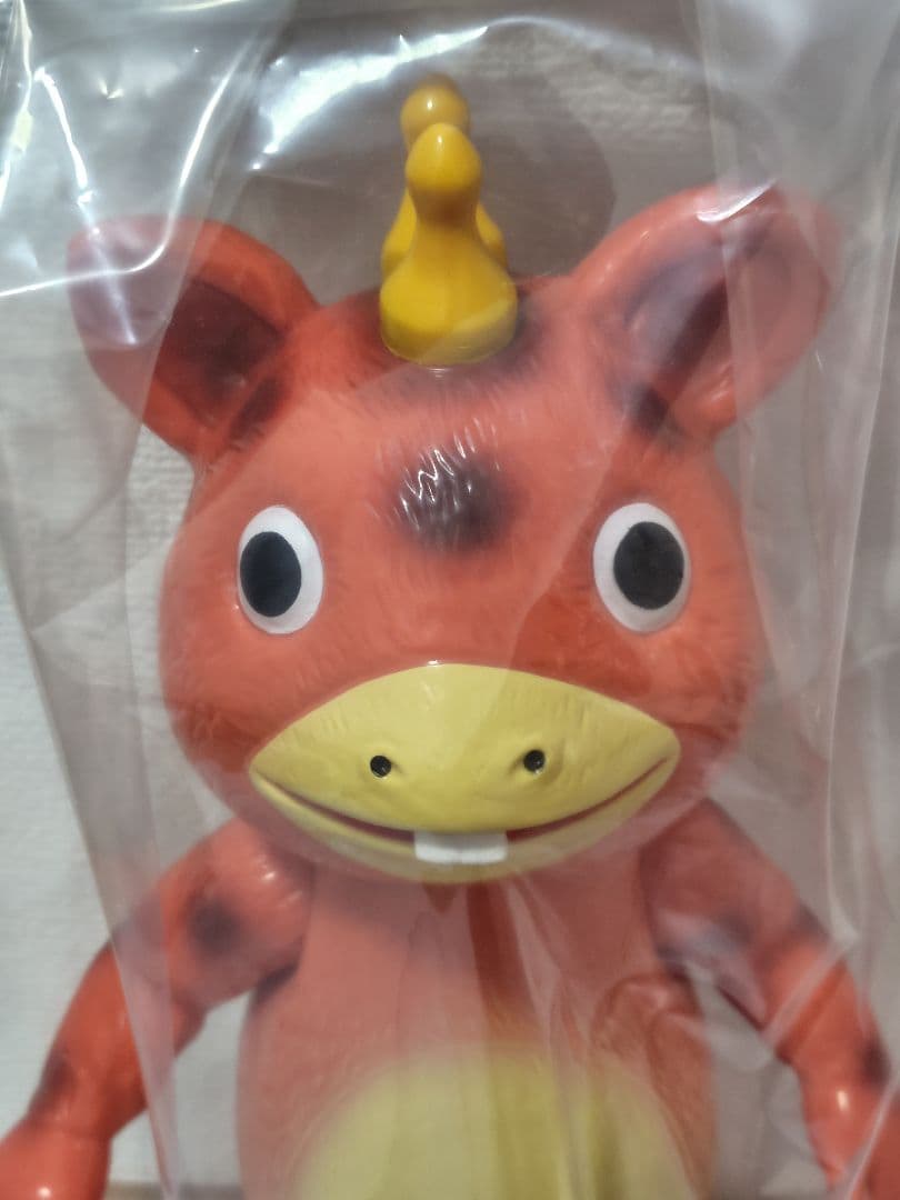 マルサン ブースカ450 昭和柿色ver.　ソフビ