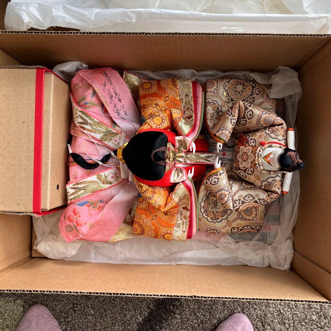 美品　伝統的な雛人形 ひな祭り飾り￼