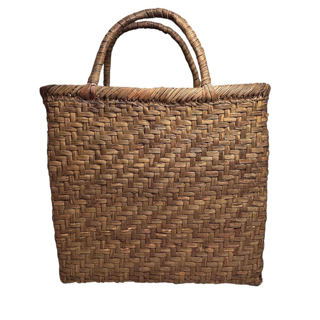 国産☆山葡萄☆カゴバッグ☆トートバッグ☆編み込み☆