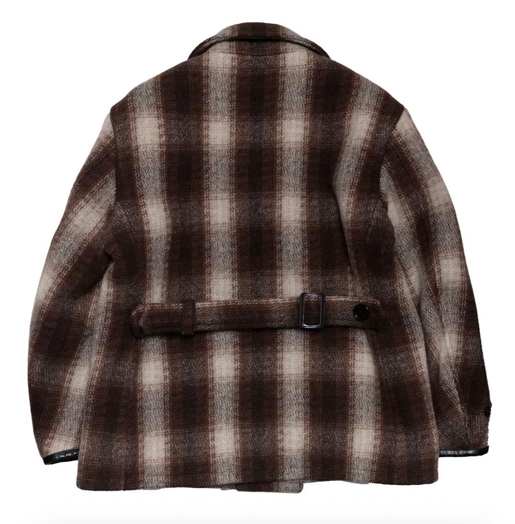 SUBCULTURE OMBRECHECK P-COAT ピーコート　SIZE2