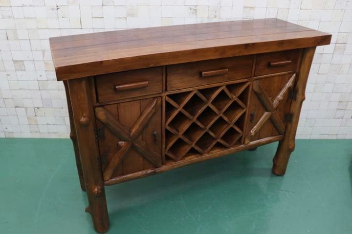 GMFN89○サイドボード リビングボード キャビネット 作業台 店舗什器 アジ