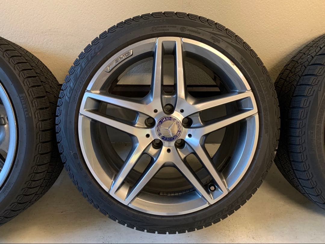 ベンツ Eクラス 純正ホイール 2023年製スタッドレスタイヤ　【KS】