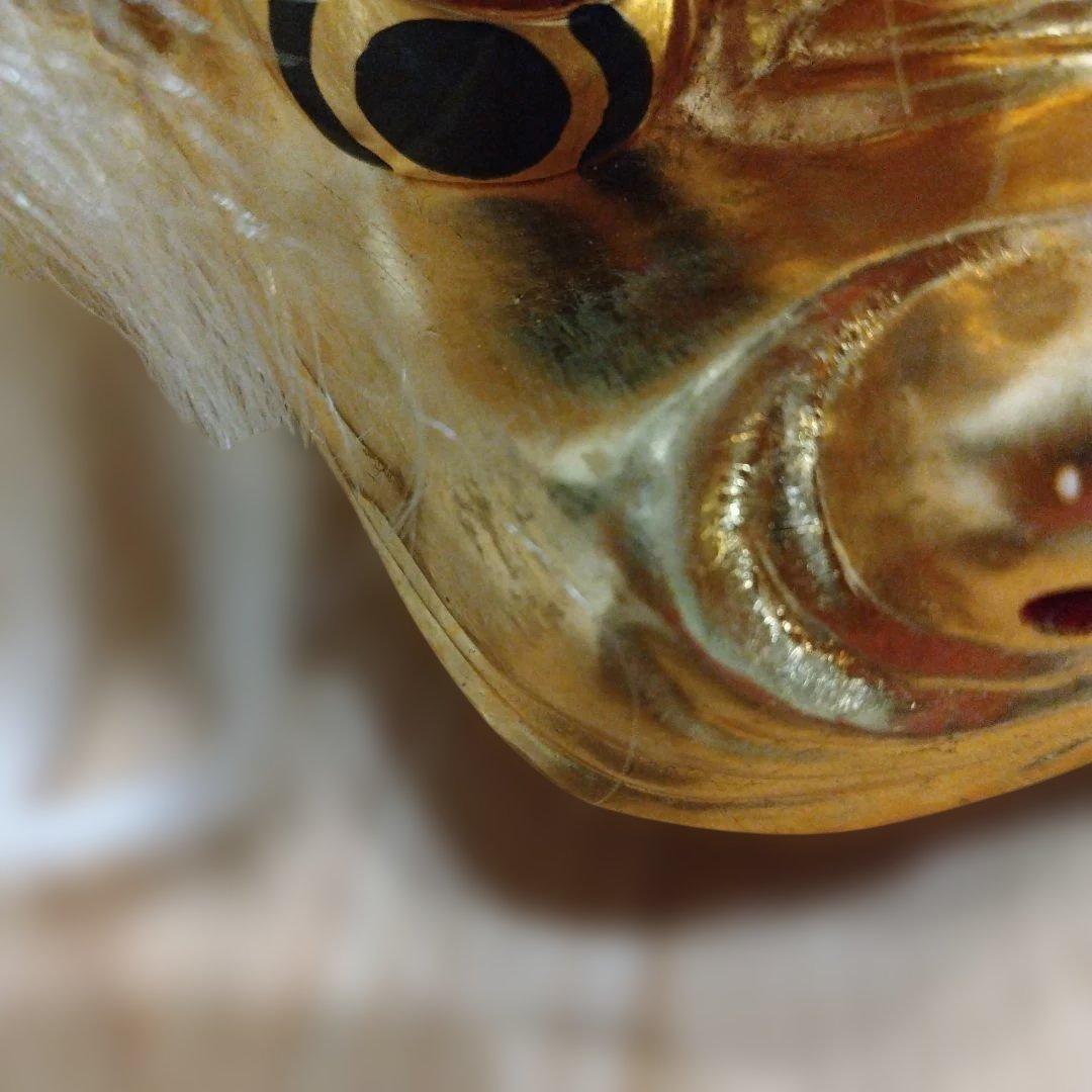 連獅子　白　親獅子　日本舞踊小道具