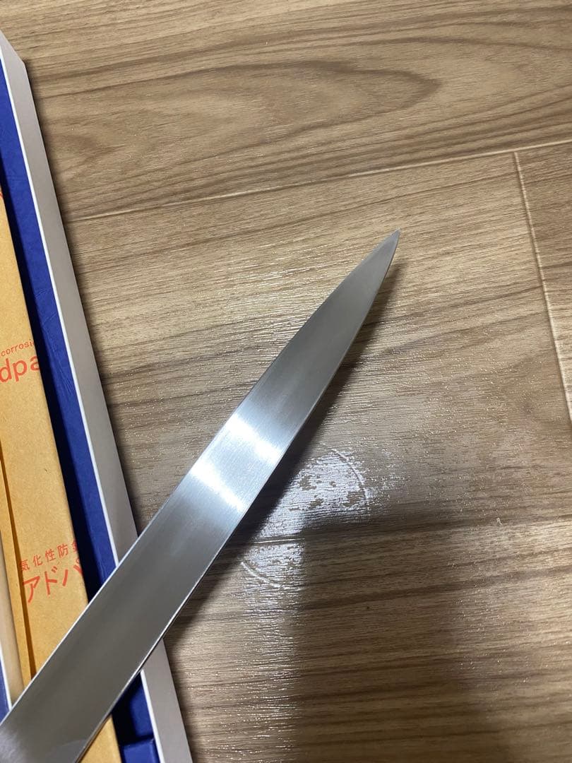 FROM JAPAN公式アカウント01重房　柳刃包丁　尺　地肌見えます