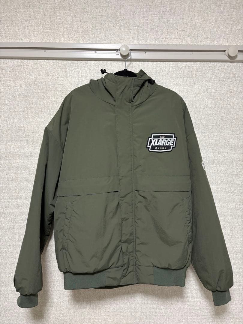 XLARGE オリーブ ナイロンジャケット L