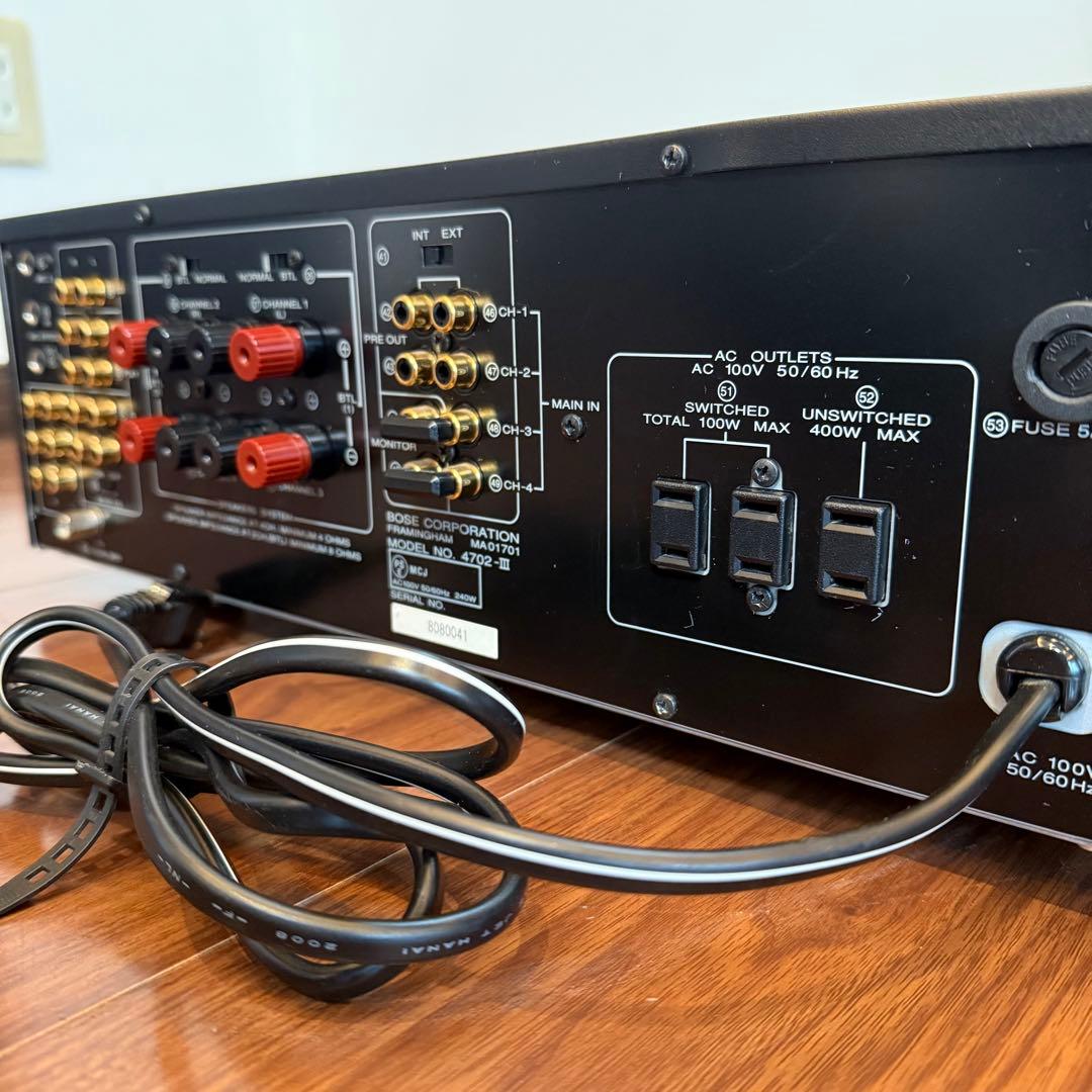 BOSE 4702-III取扱説明書付き