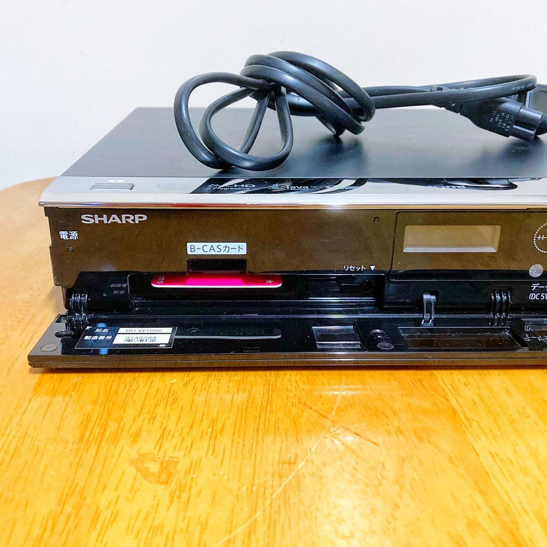リモコン無し　SHARP ブルーレイレコーダー HDD 1TB 2チューナー
