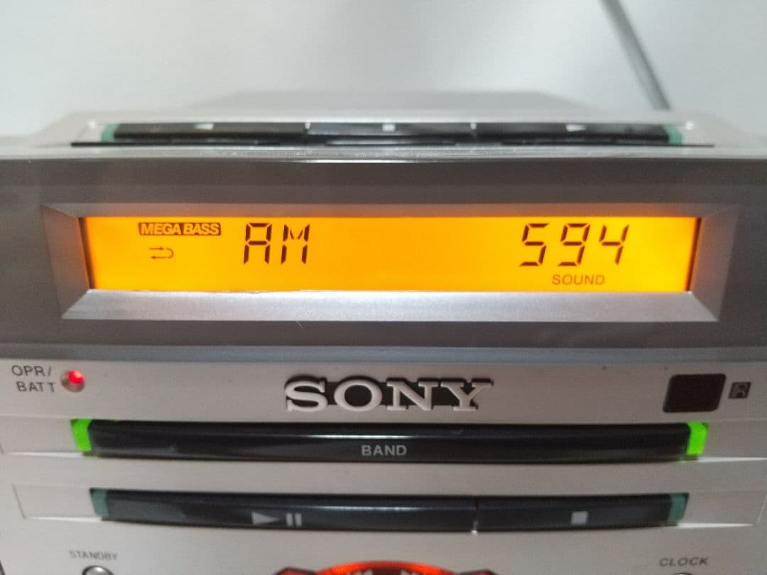 SONY ZS-D55 ラジカセ CDプレーヤー付き シルバー