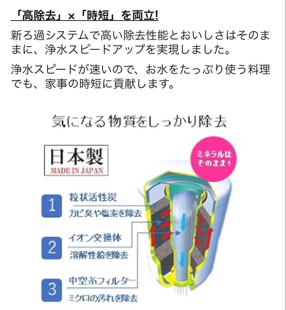 トレビーノ 207SLX 蛇口用浄水器　カートリッジ2個付　未開封新品