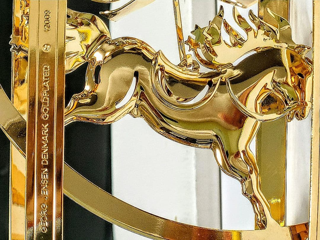 ●5001ジョージジェンセン/2009クリスマス オーナメント ロッキングホース