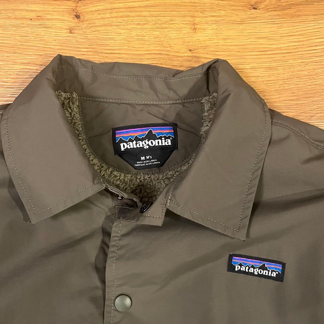 ★美品【patagonia】 イスマス・コーチズジャケット M オリーブ ボア