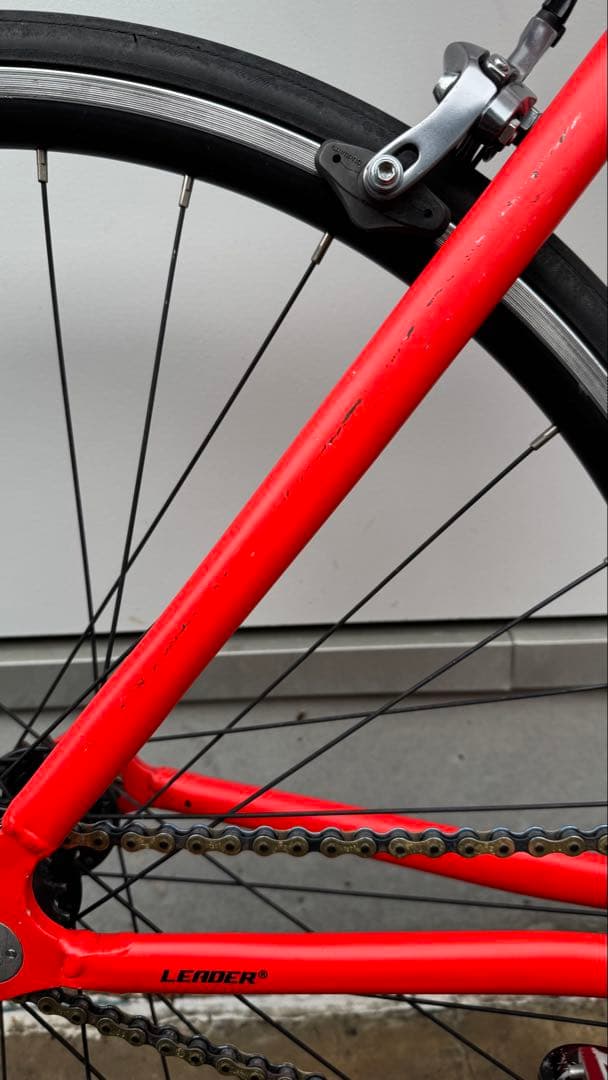 LEADER721 ピストバイク オレンジ サイズS