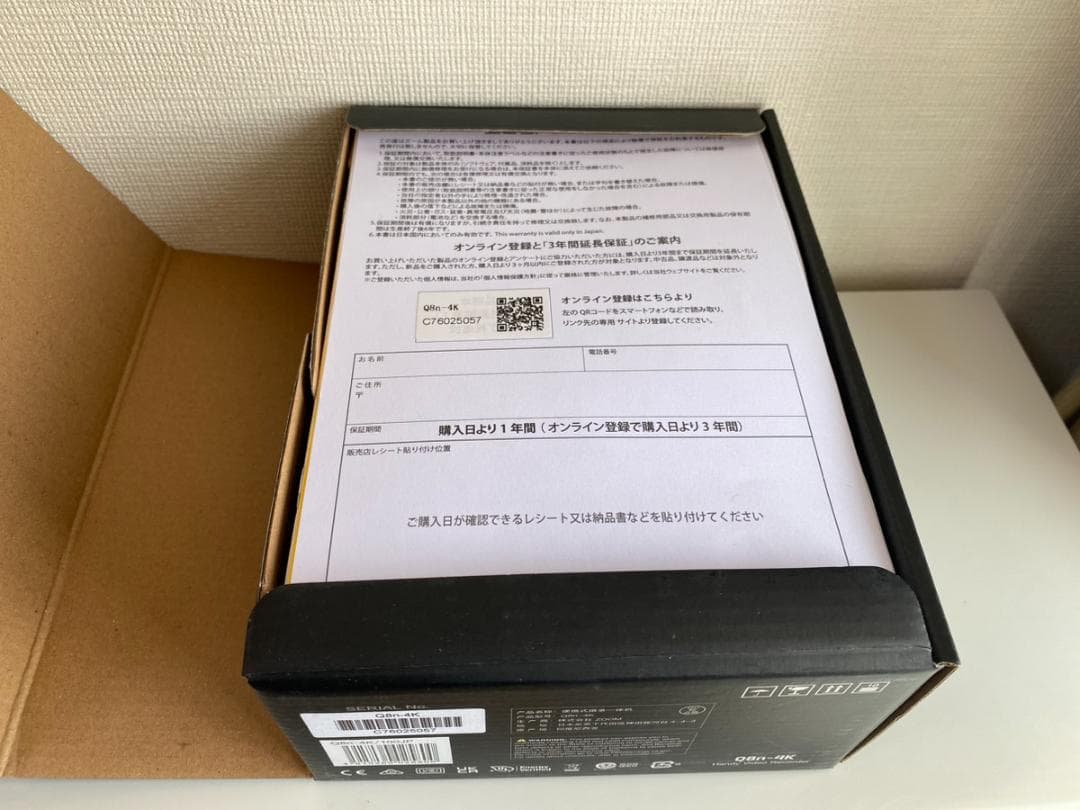 ZOOM ズーム Q8n-4K ハンディビデオレコーダー4K画質 ブラック