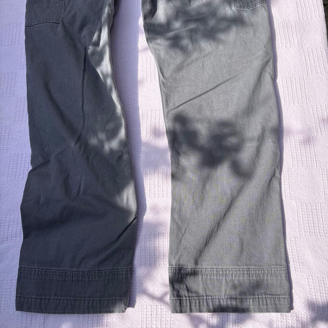 Carhartt カーハートグレー ダブルニーオーバーオール W34L34