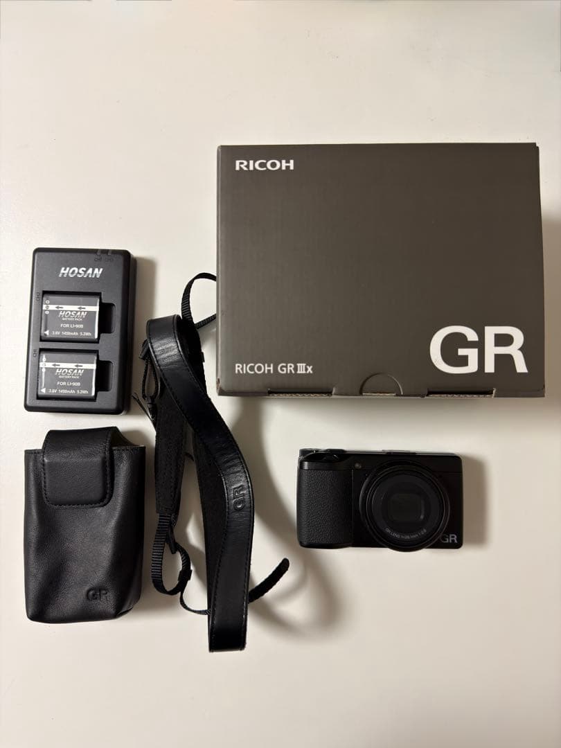 【美品】RICOH GR IIIx （純正ケース・純正ストラップ等付属）