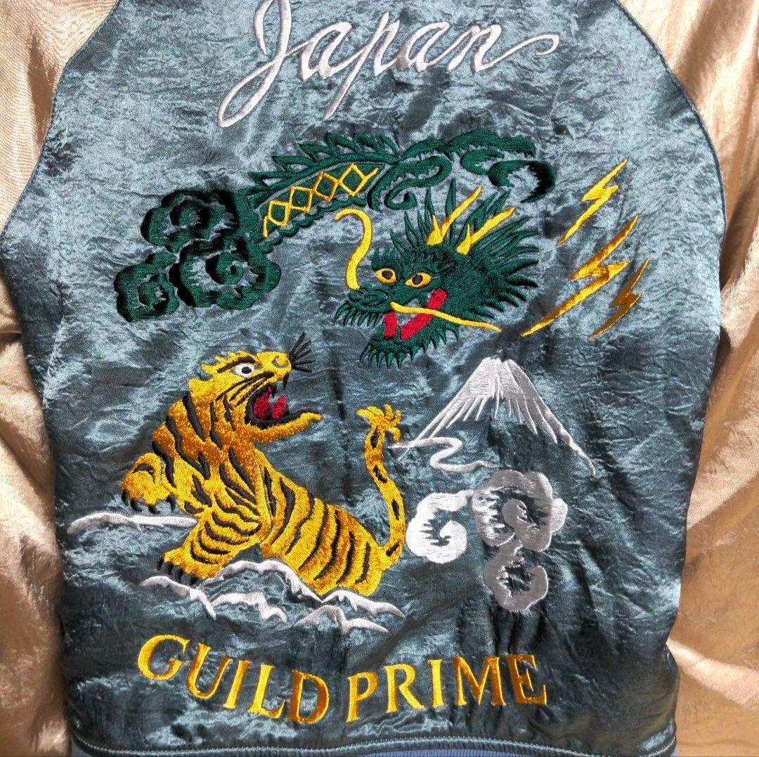 ci27 GUILD PRIME スカジャン 虎 龍 富士山 レディースM相当