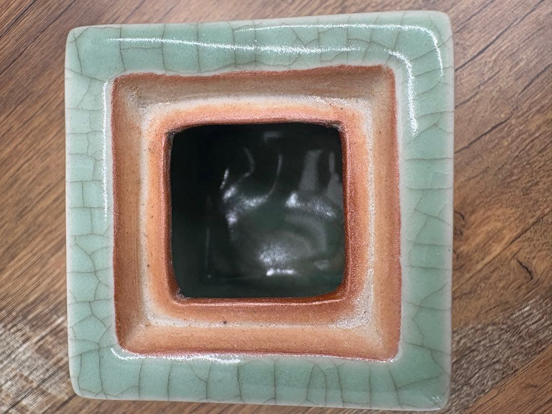 中島宏 人間国宝 「青瓷香炉」 青磁 香炉 香道具 弓野窯