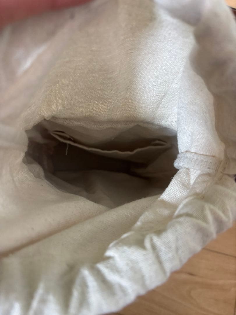 最終値下げLOEWE カゴバッグ巾着ブラウンミニショルダー