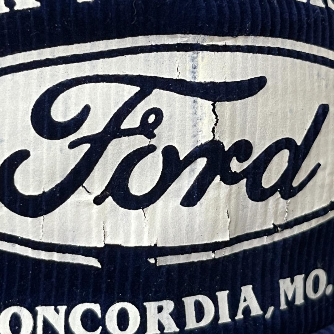 レア　90s　Ford　フォード　コーデュロイ　キャップ　ビンテージ　ディーラー