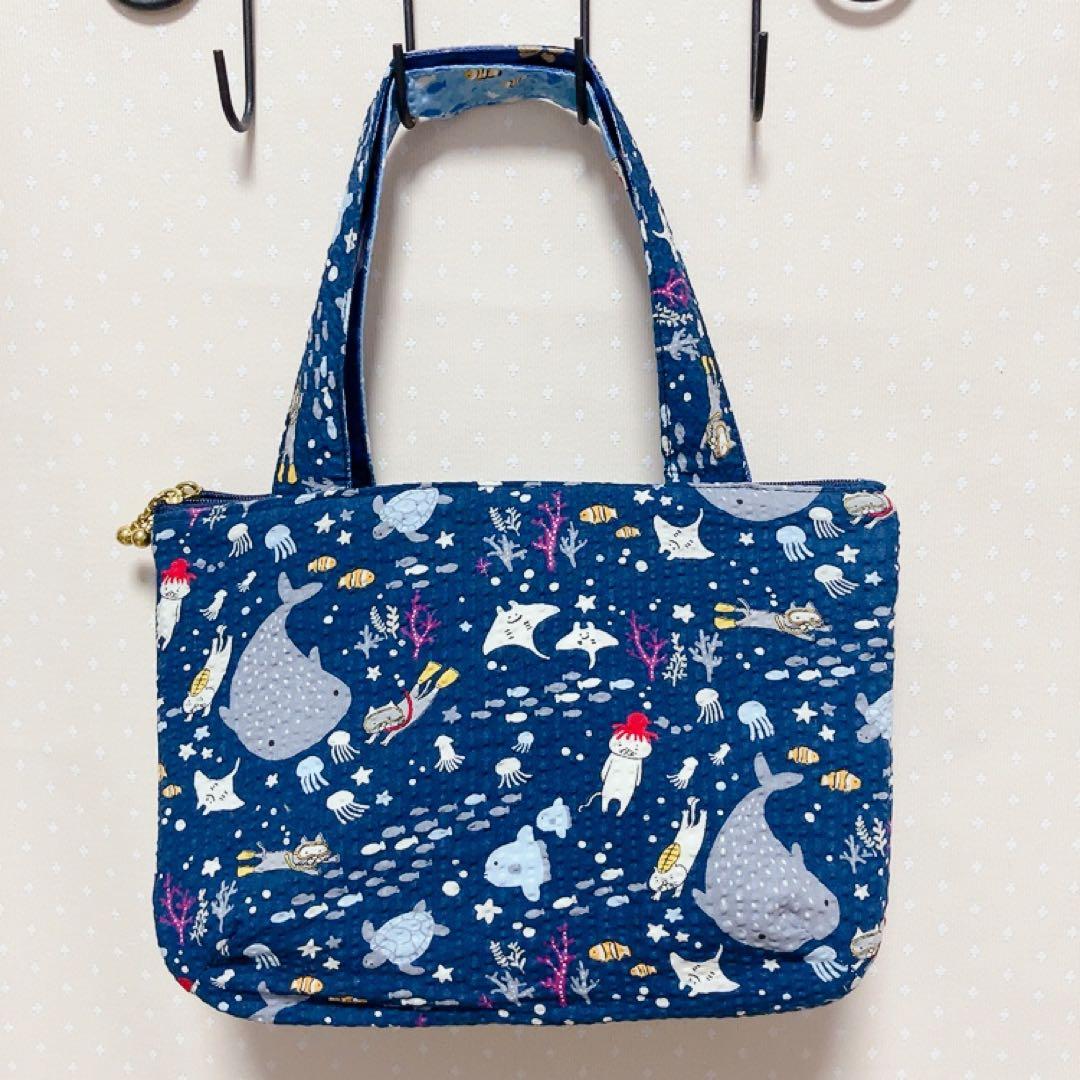 ひめ。 エコバッグ 双子ポーチ