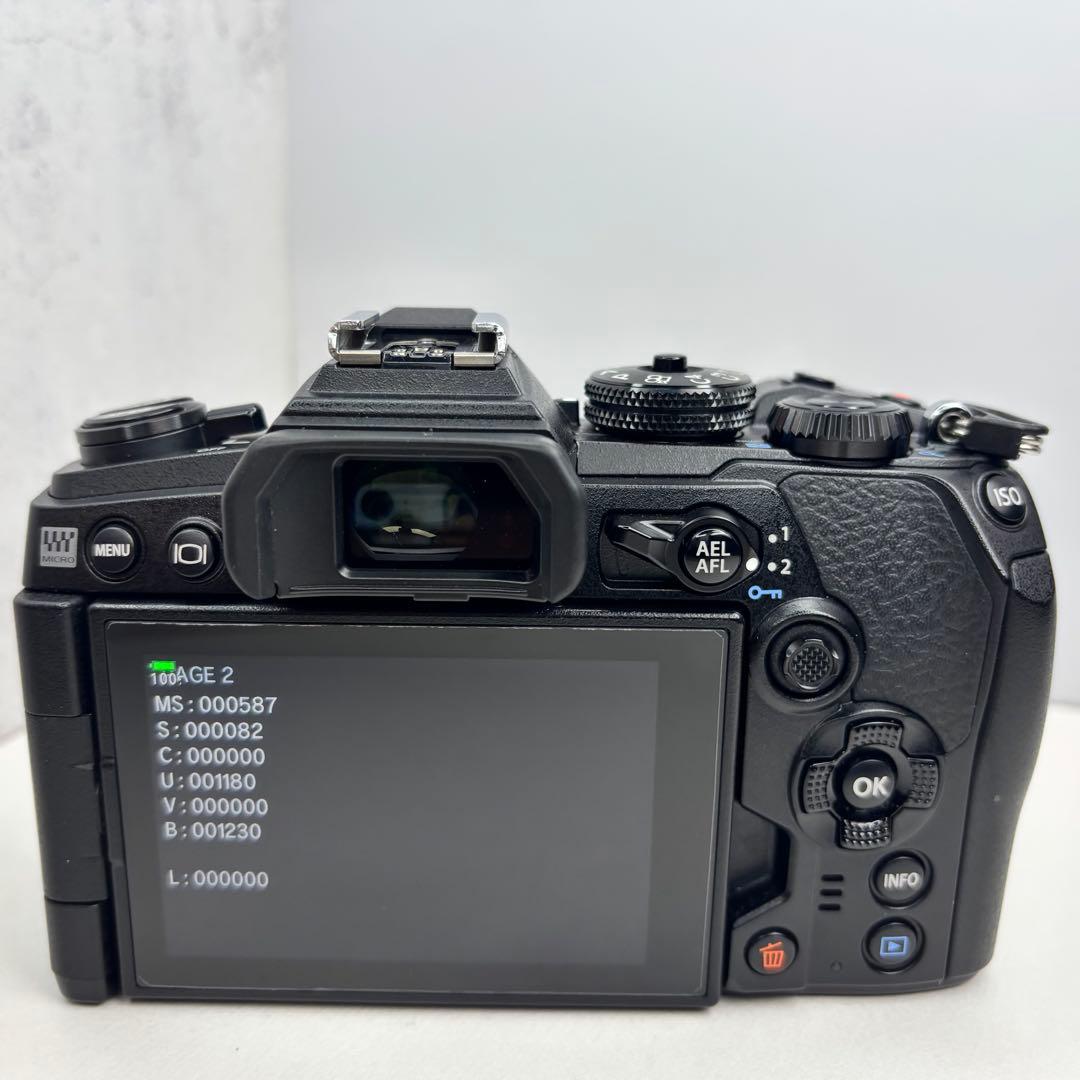 【新品級・ショット数587回】オリンパス OM-D E-M1 Mark III