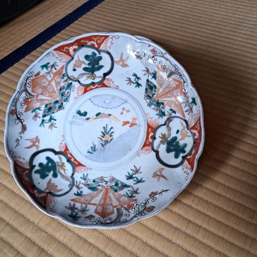 明治から昭和初期の伊万里焼皿５枚組