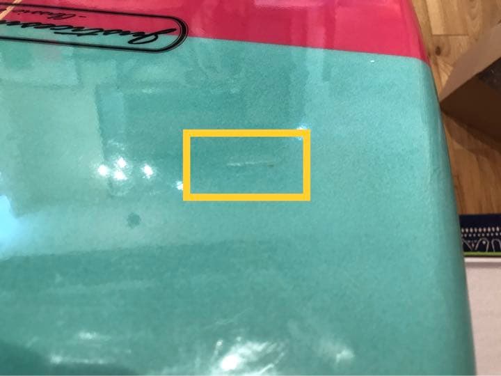 5'9\"［FLAVOR］クラッシックモデルジャスティスサーフボード　フィンなし