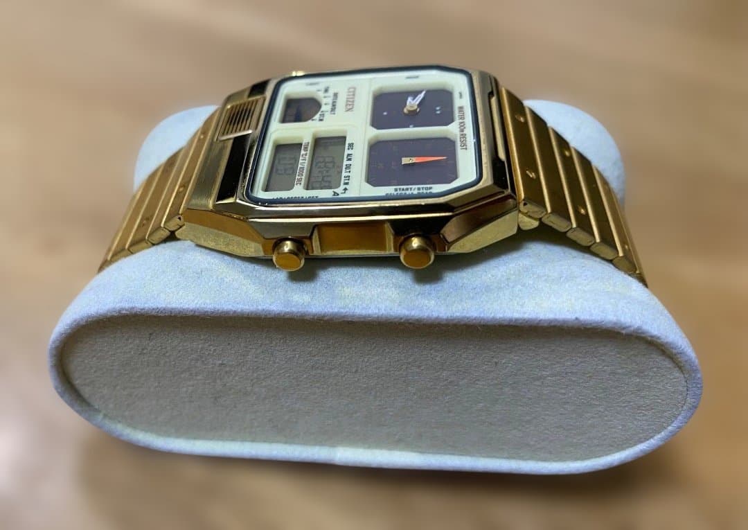 CITIZEN ANA-DIGI TEMP ゴールド 美品