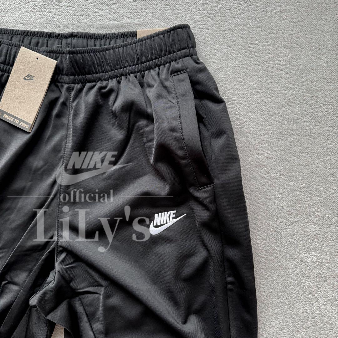 【Ｓサイズ】ナイキ上下セットアップ　ブラック　ロゴ刺繍　スウォッシュ　新品未使用