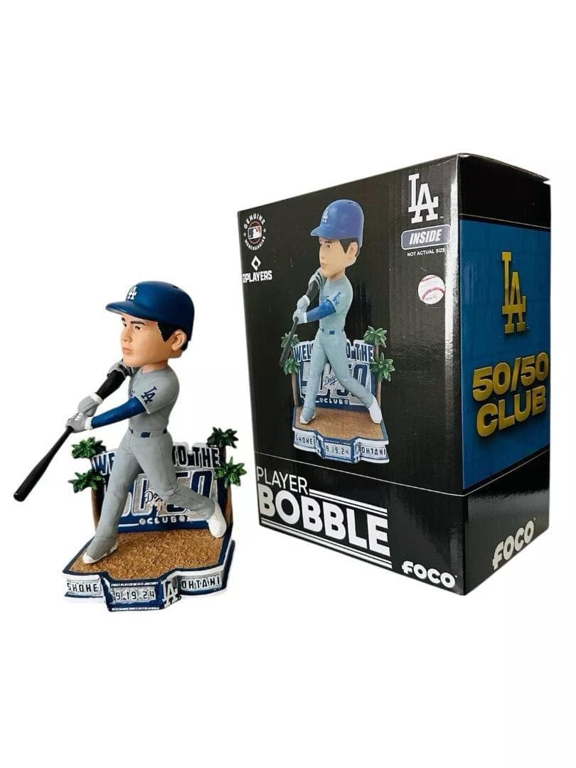1050体限定 大谷翔平 LAドジャース バブルヘッド 50/50 8インチ
