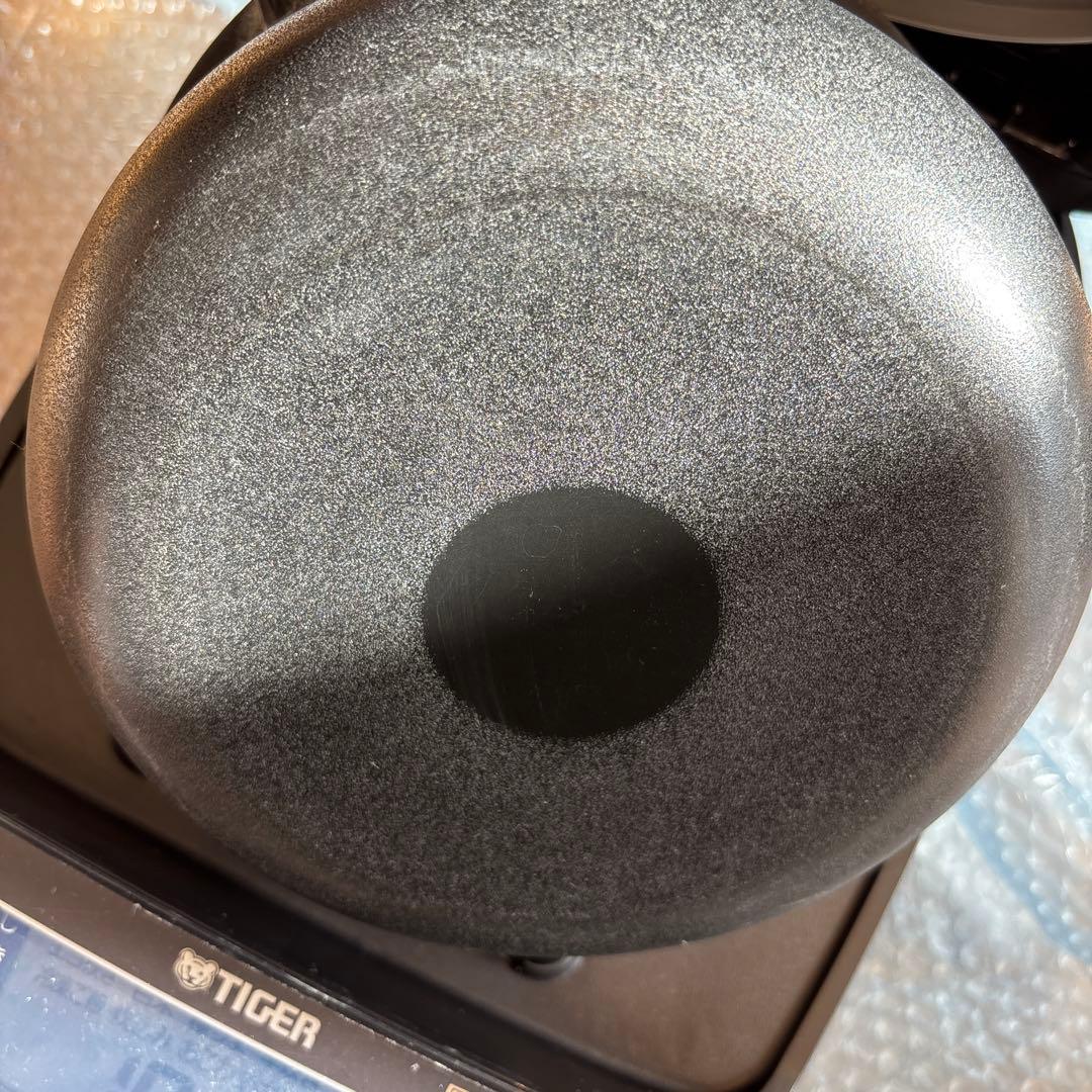 [本日まで]TIGER 土鍋ごはん釜 ブラック　5.5合　圧力IH 説明書付き