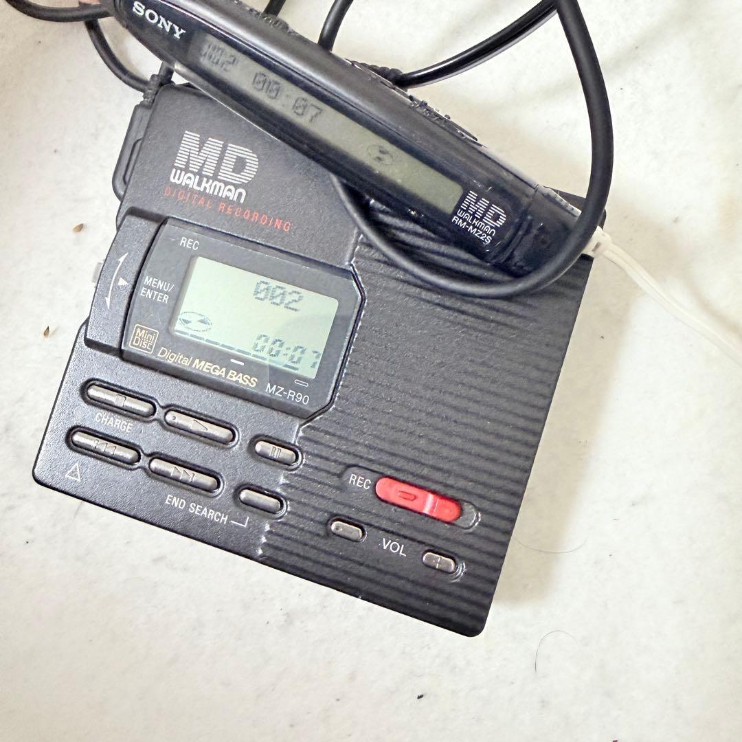 SONY MD WALKMAN MZ-R90 MDレコーダー 再生動作確認済