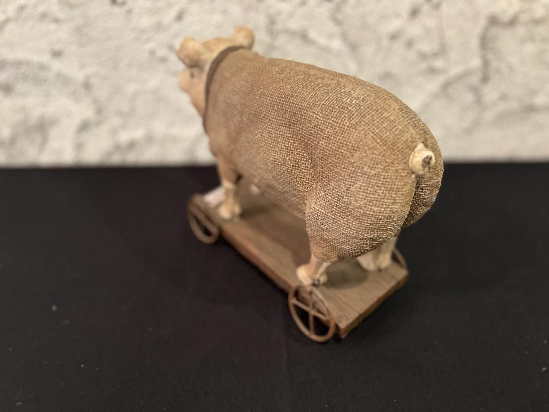 【廃番】KARE / カレ｜Pig On Wheels デコフィギュア｜豚 荷車