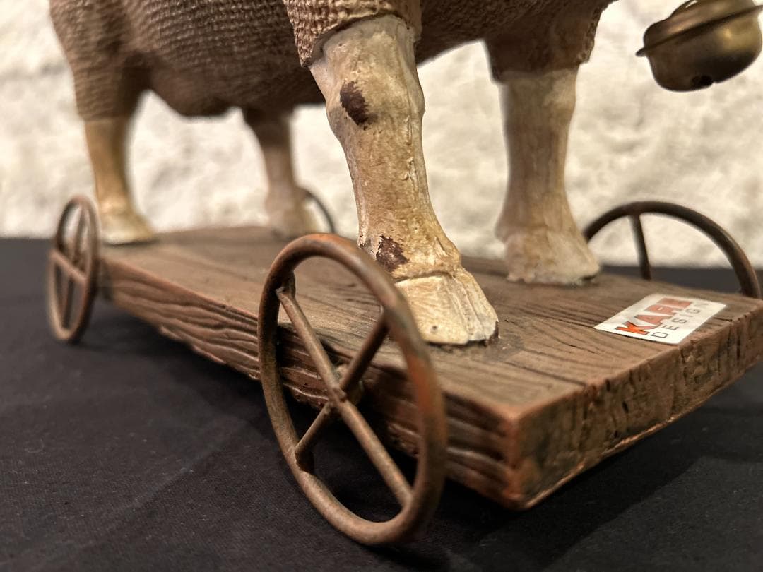 【廃番】KARE / カレ｜Pig On Wheels デコフィギュア｜豚 荷車