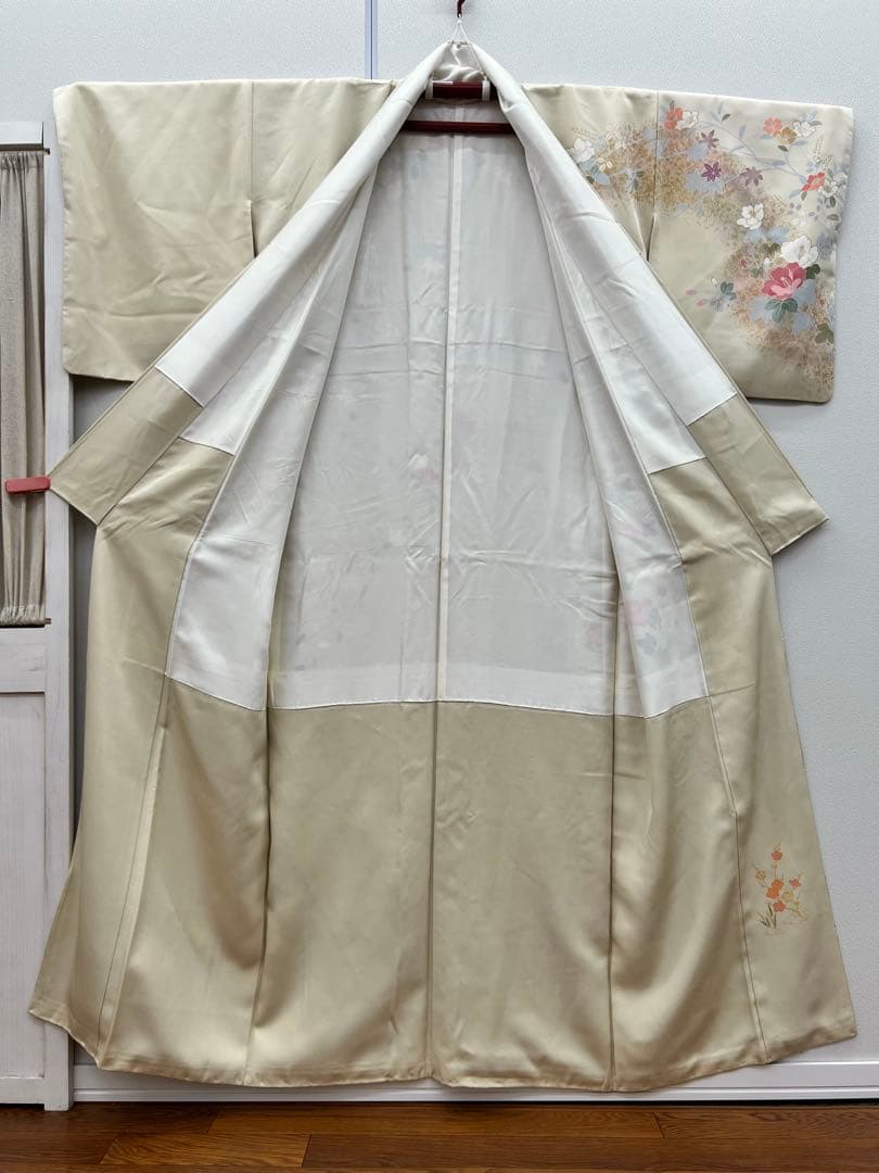 橘吉也様　　　　　　　　　正絹　訪問着・共誂の長襦袢2点セット　訪問着セット